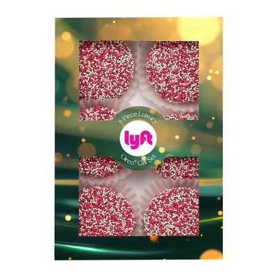 Luxury Chocolate Oreo® Gift Sets - 6 Piece - Corporate Color™ Nonpareils