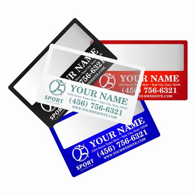 Plastic Magnifier Business Card