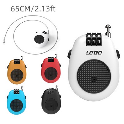 Retractable Cable Combination Lock