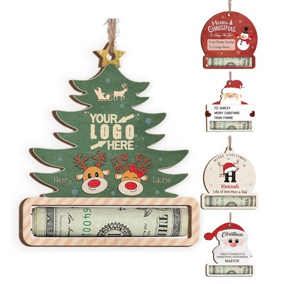 Christmas Ornaments Money Holder Cash Gift