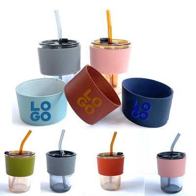PU Leather Cup Cover