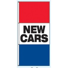Double Faced Free Flying Drape Flags (New Cars)