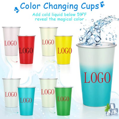 Color Changing Aluminum Cup