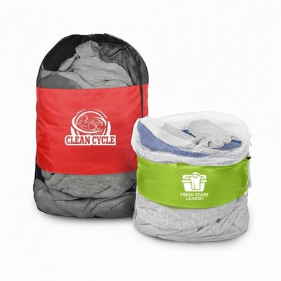 Large Capacity Mesh Laundry Bag