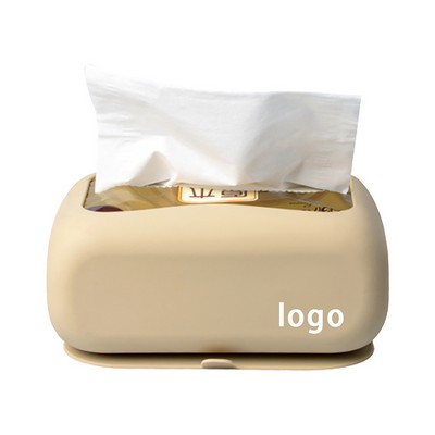 Convenient Drill Free Tissue Box with Silicone Suction Cups