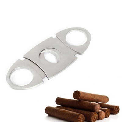 Stainless Steel Double Blade Cigar Clippers