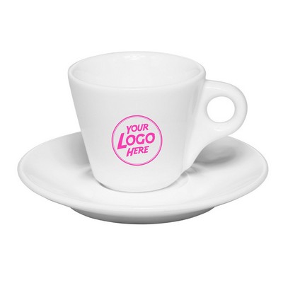 Espresso Cups with Saucer Sets - 2.75 oz