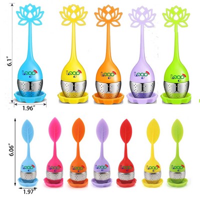 Lotus Shape Silicone Tea Infuser