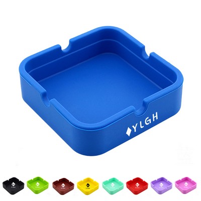 Square Silicone Ashtray