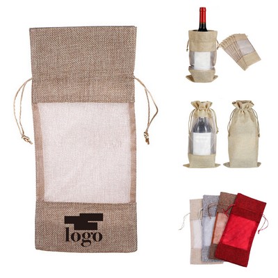 Drawstring Wine Pouch