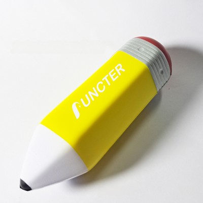 Yellow PU Foam Pencil Toy Model Decoration Pressure Reducing Ball