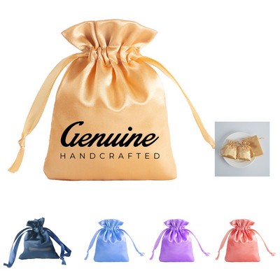 Wedding Satin Drawstring Gift Pouch