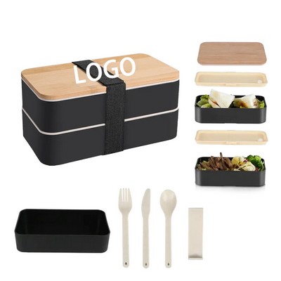 Double Layer Stackable Lunch Box