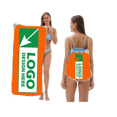 2" 1 Sand Free Lightweight Large Swimming Towel Backpack