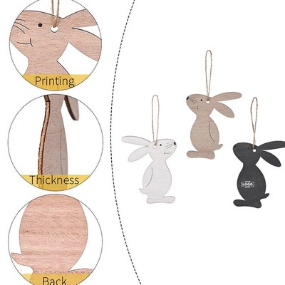 Easter Bunny Wooden Wall Decoration.