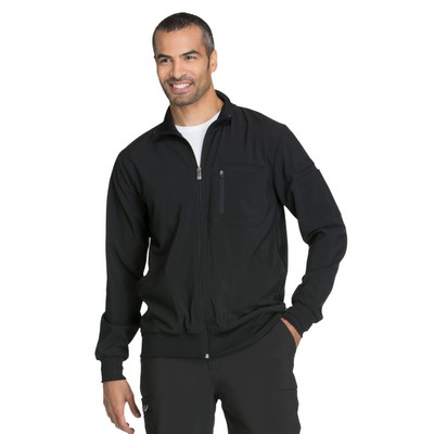 Infinity - Men'sModern Fit Zip Front Collared Jacket