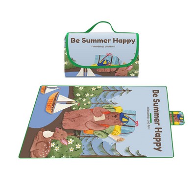 Custom Fold Up Picnic Blanket Camping Mat