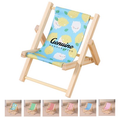 Mini Beach Chair Phone Stand