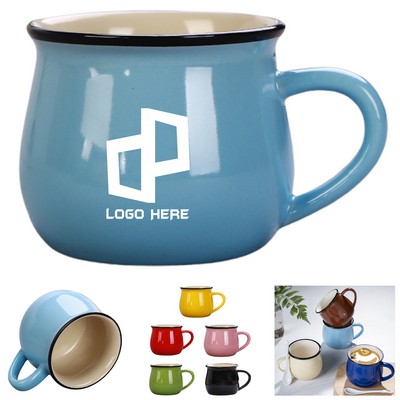 12Oz Ceramic Coffee Mug W/ Wide Mouth