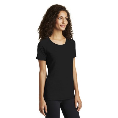 Sport-Tek® Women's PosiCharge Tri-Blend Wicking Scoop Neck Raglan Tee