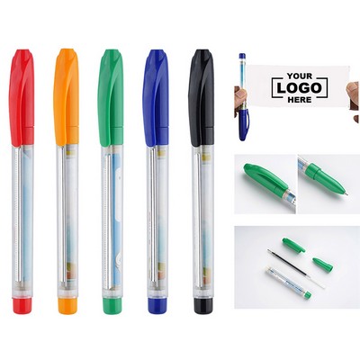 Sleek Ballpoint Pen with Customizable Design.