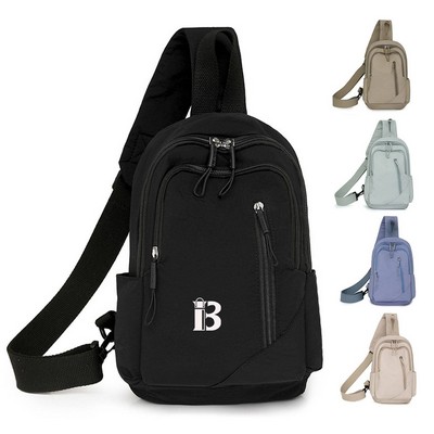 Simple leisure chest bag