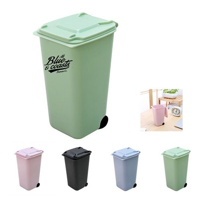 Mini Desk Trash Bin with Lid