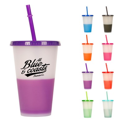 24oz Color Changing Thermochromic Tumbler