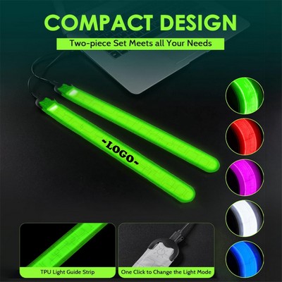 Custom Sport Type-C Rechargeable LED Flashing Glow In The Dark Armband