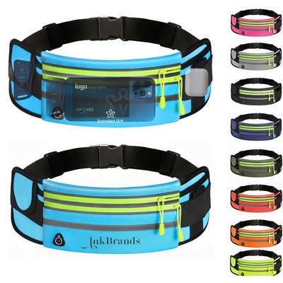 Waist Pack Sports Belt Pouch Bag with Water Bottle Holder
