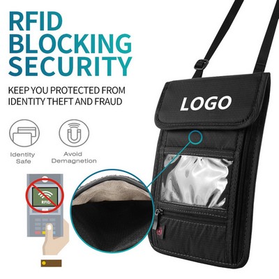 RFID Blocking Security Slim Traveling Wallet.