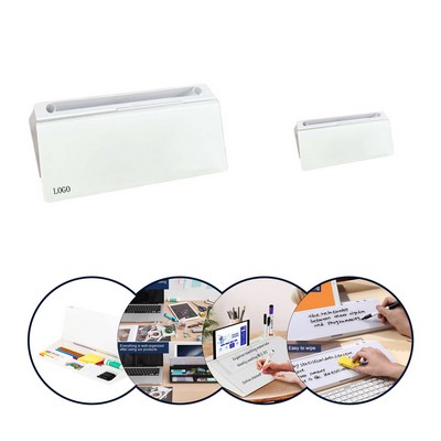Tempered Glass Desk Memo Board