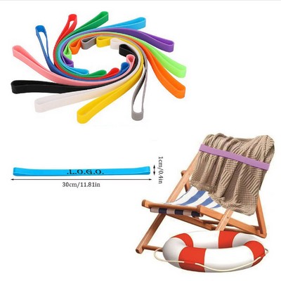 Moq100 Silicone Towel Bands For Beach Chairs
