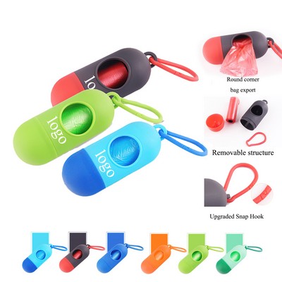 Dog Poop Bags With Dispenser And Leash Clip