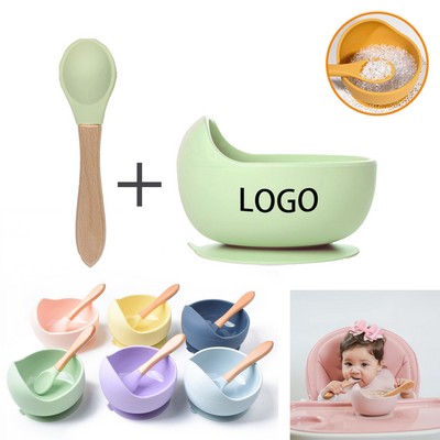 Silicone Baby Bowl And Spoon Set