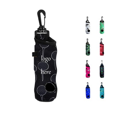 Printed Golf Bag With Carabiner Clip
