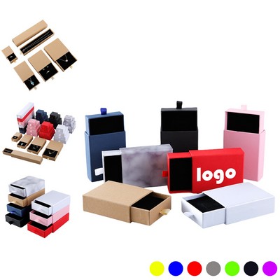 Eco-Friendly Cardboard Pull-Tag Box Gift Case Filled Sponge