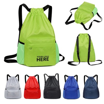 Waterproof Sport Drawstring Gym Bag
