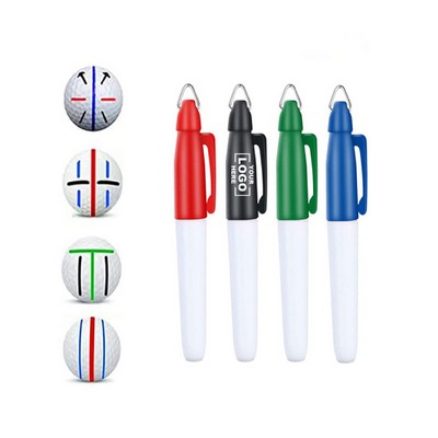 Golf Ball Line Drawing Marking Pen