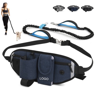Dog Bungee Leash with Waist Pack Belt