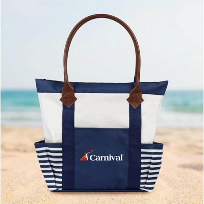 Nautical Beach Tote Bag