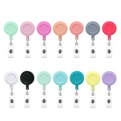 Colorful Retractable ID Card Buckle