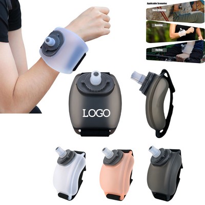 7Oz Wrist Water Bottle With Twist Cap And Spout
