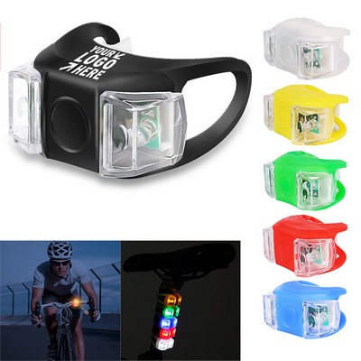 Silicone LED Bike Light w/ Three Flash Modes