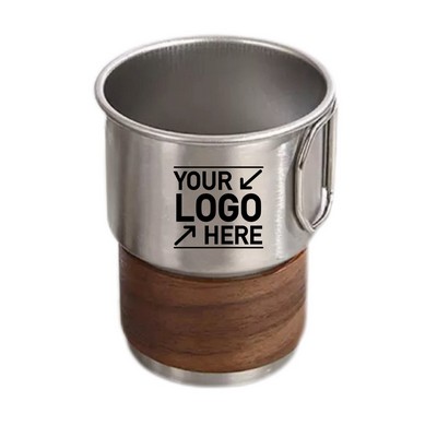 Stainless Steel Foldable Handle Coffee Cup
