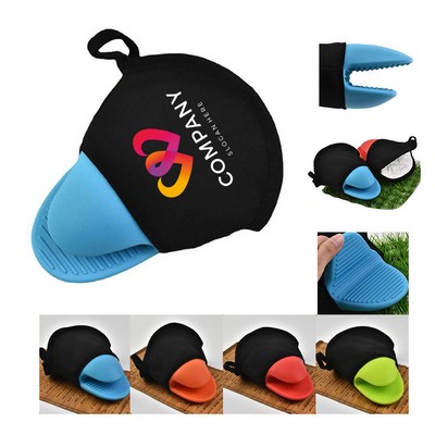 Anti Slip Pot Holder Silicone Oven Mitts Glove