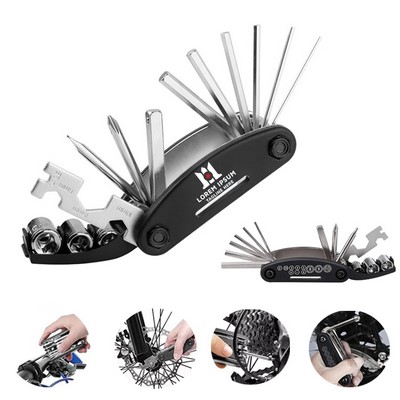 16 in 1 Multi-Function Bike Bicycle Mechanic Repair Tool