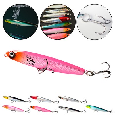 18g Sinking Pencil Lure Wobbling Swimbait for Bass Perch Saltwater Freshwater Fishing