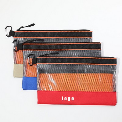 Tool Pouches With Zipper Oxford Water-Resistant Utility Bag