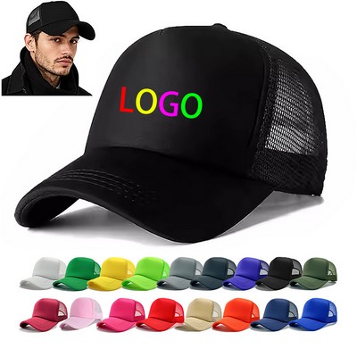 Full Color Printed Mesh Baseball Cap